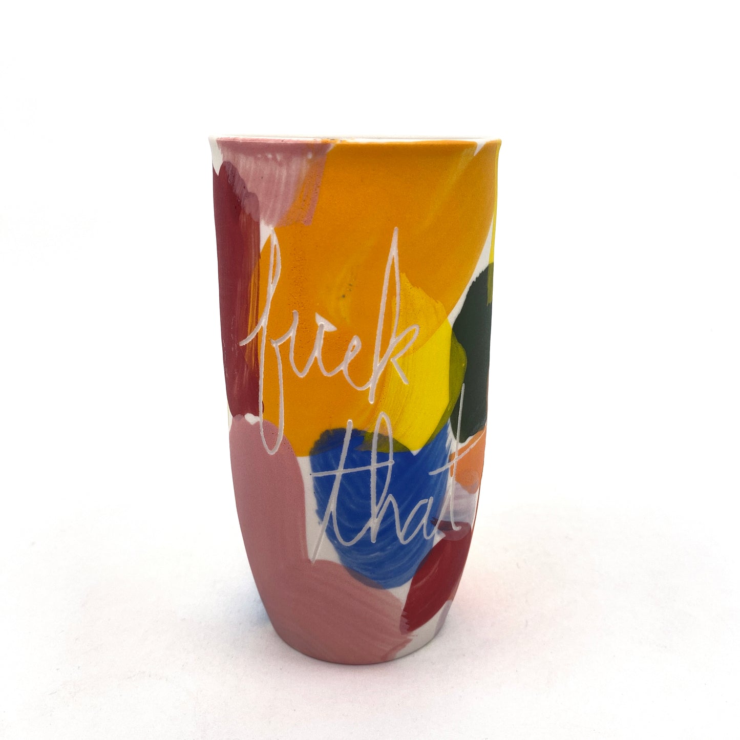 F That (Lighten up) cup/vase